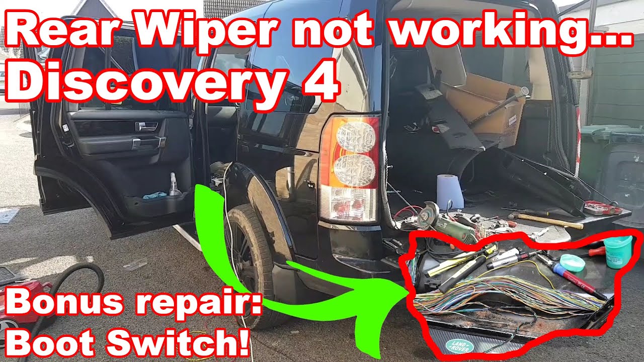 Land Rover L319 rear wiper and boot not working... Fault finding and repair.