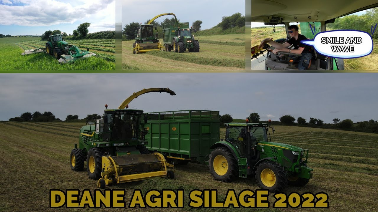 Deane Agri Contracts on the LONG DRAW with their fleet of John Deere's!! ~ Silage 2022