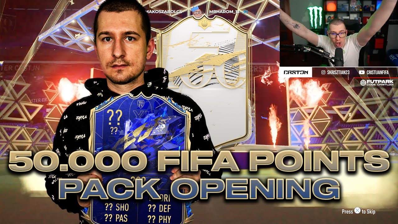 MIT NYITUNK 50,000 FIFA PONTB&Oacute;L? FIFA22 TOTY PACK OPENING