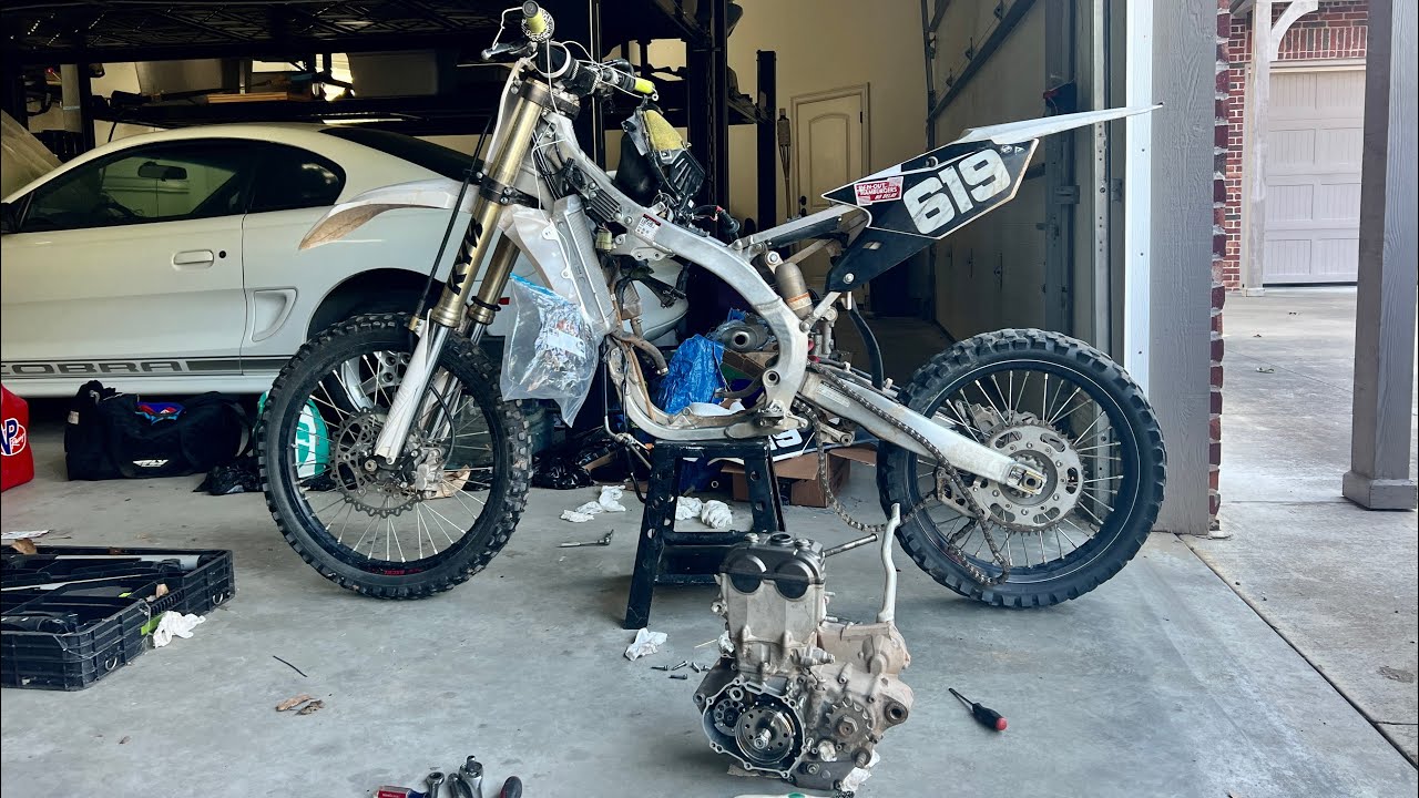 A Bolt Fell In MY Dirt Bike Engine?!