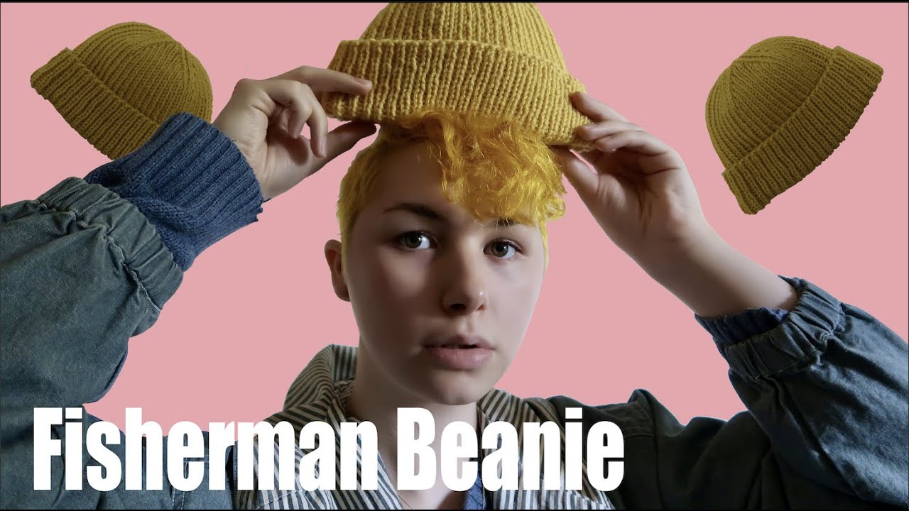 How to Knit a Fishermans Hat--Short Beanie--Watchmans cap