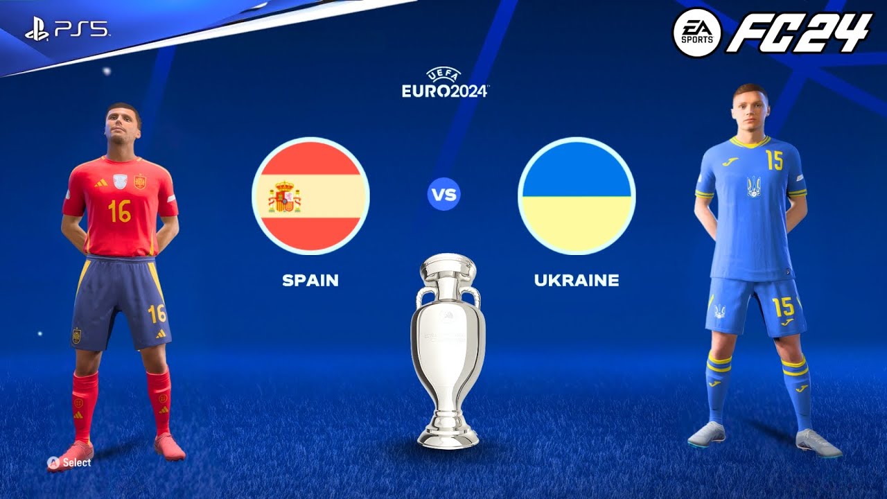 Spain vs Ukraine Semi-Final EURO 2024 | 3-1 Full Match Drama | Mikel Merino 90+ Long-Range Goal