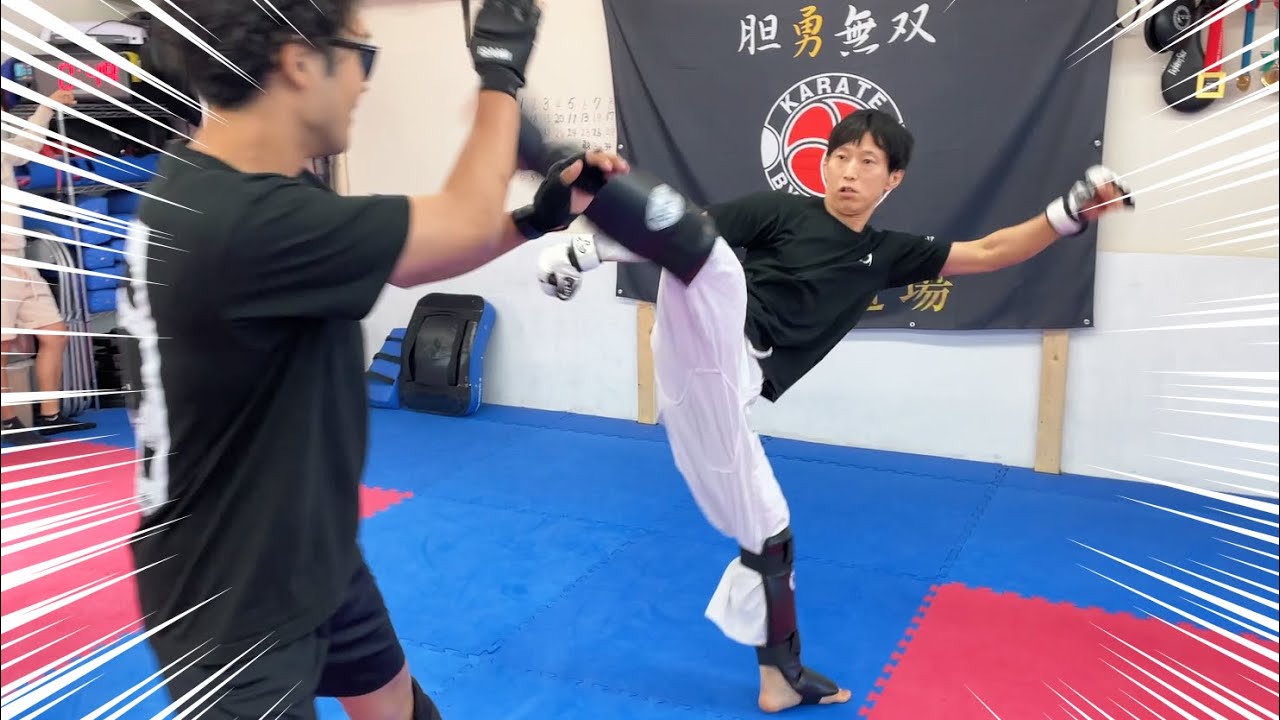 Showdown with full contact karate! Aikido Master VS Former Karate World Champion