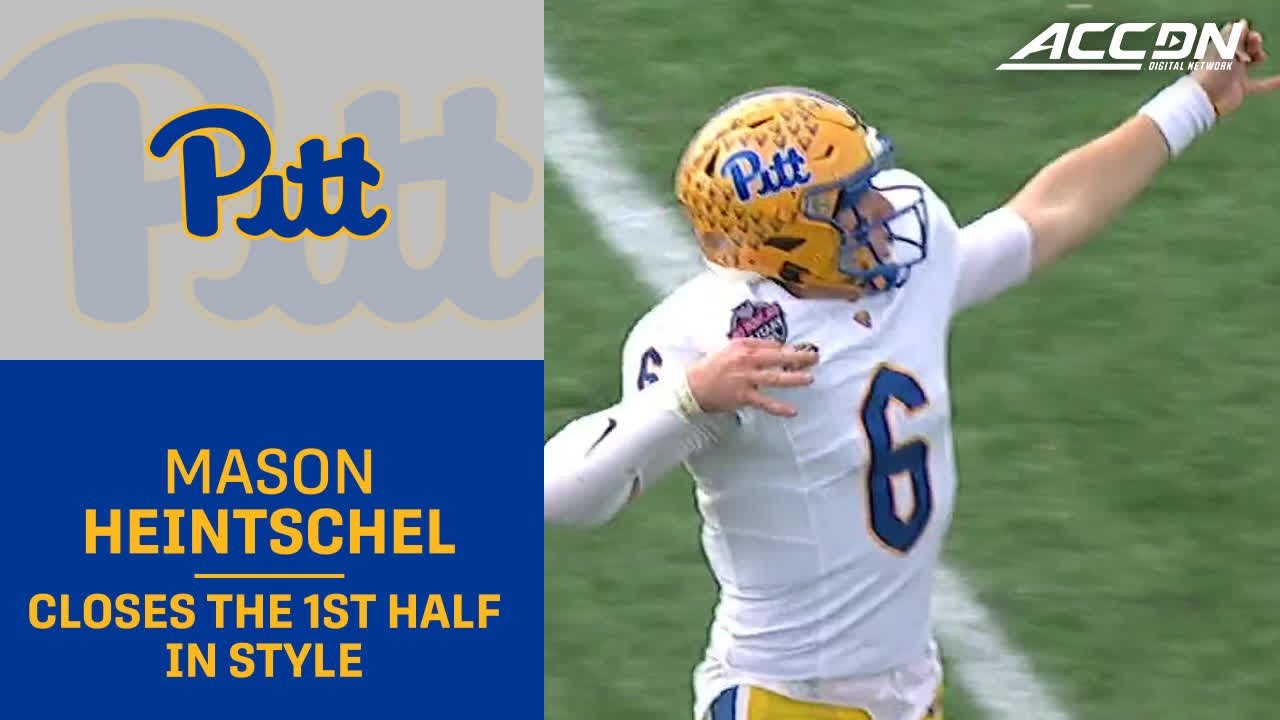 Pitt QB Mason Heintschel Closes 1st Half In Style