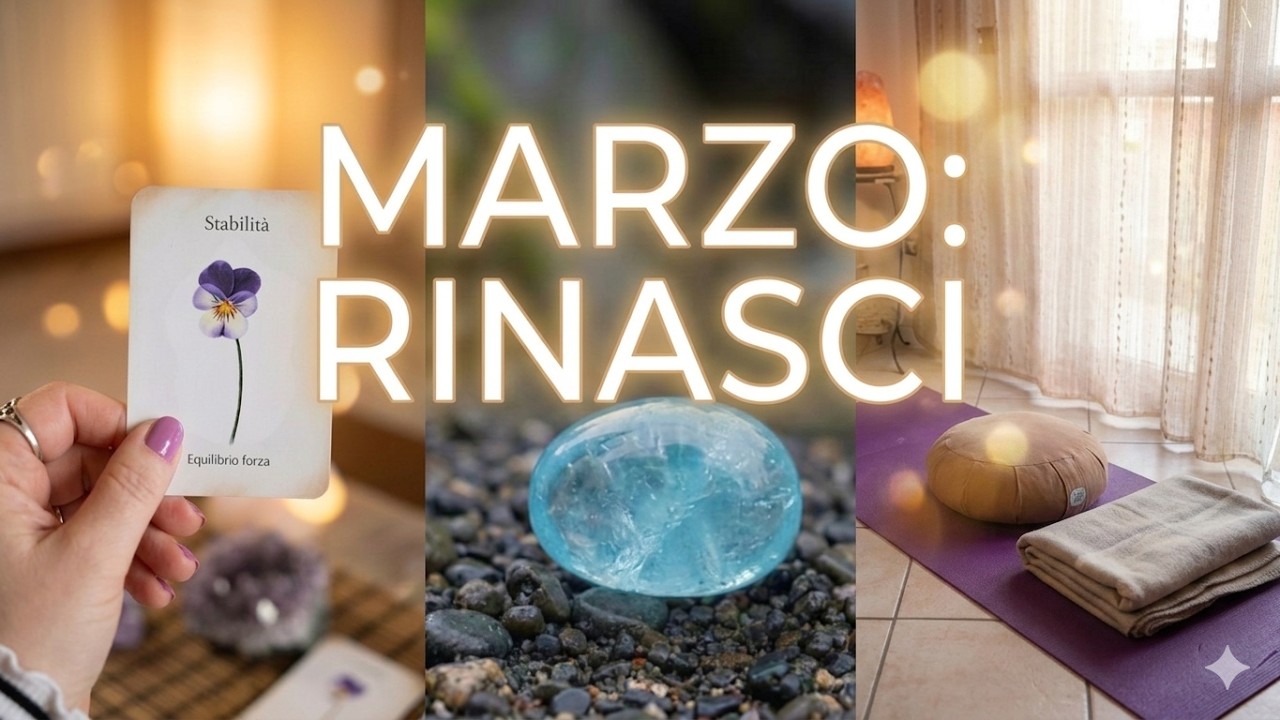 GUIDA DI CONSAPEVOLEZZA MARZO 2026 🌱 Energie, Cristalli e Consigli per Rinascere