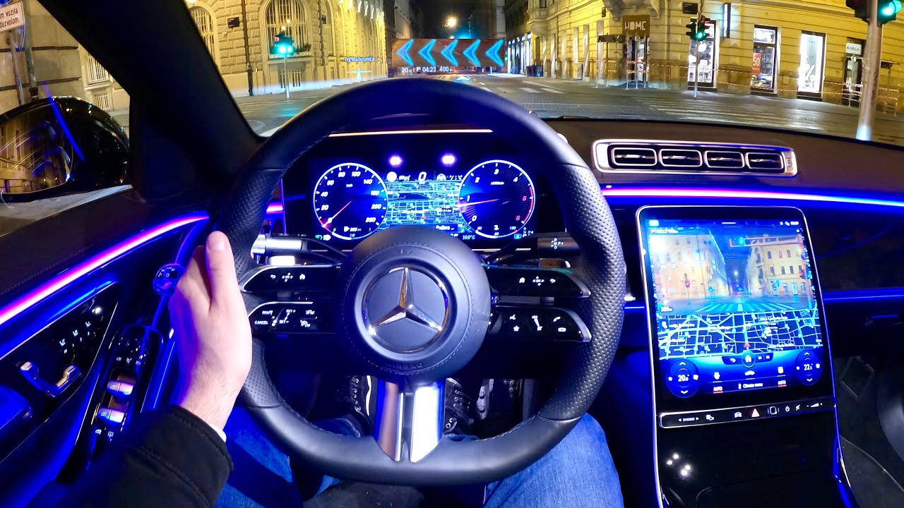 Новый Mercedes S-Class 2021 - сумасшедший HEAD-UP дисплей с ДОПОЛНИТЕЛЬНОЙ РЕАЛЬНОСТЬЮ 