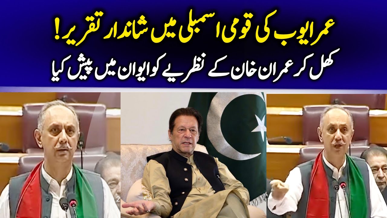PTI's Opposition Leader Omar Ayub Khan Aggressive Speech on Budget 2025-26 in National Assembly
