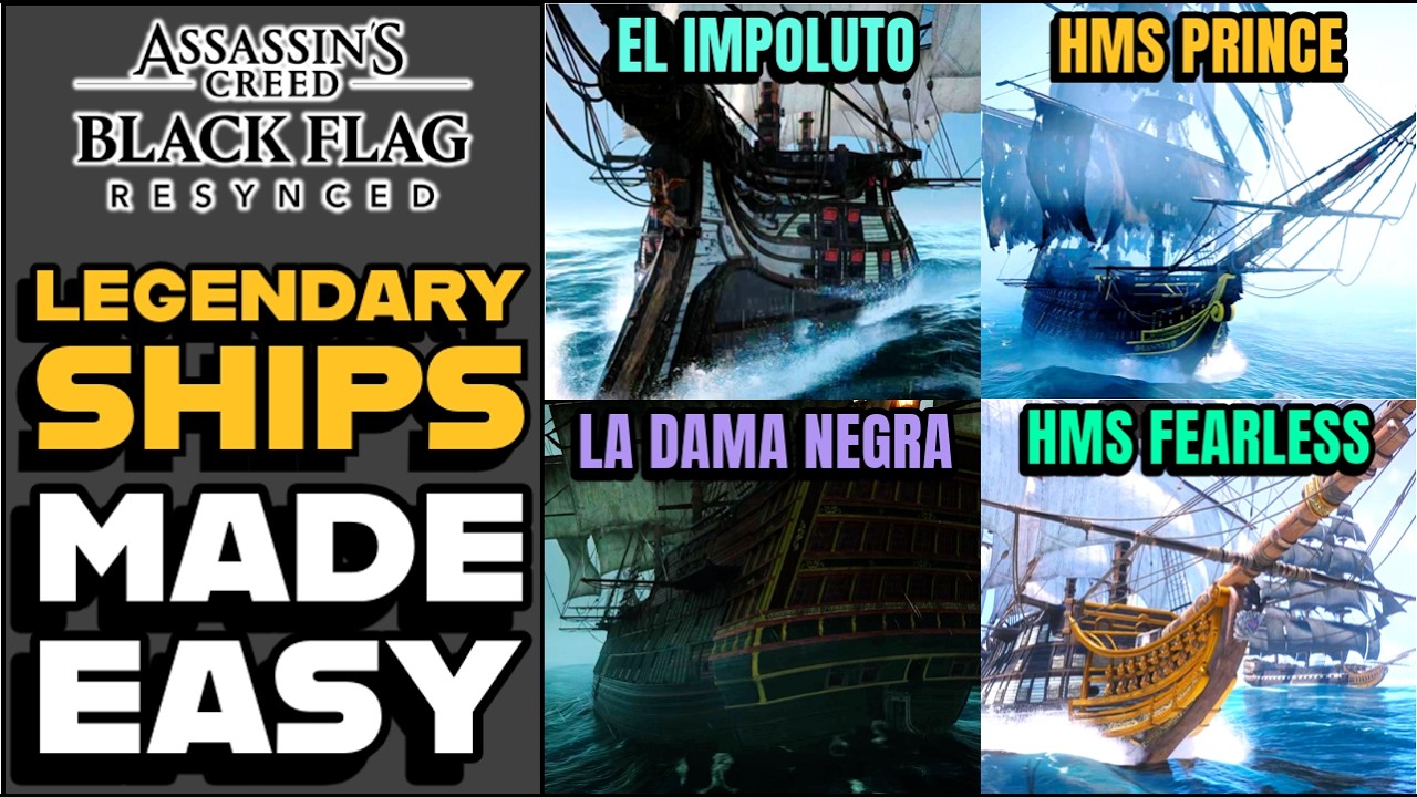 Как легко победить все легендарные корабли &mdash; Assassin's Creed Black Flag Resynced