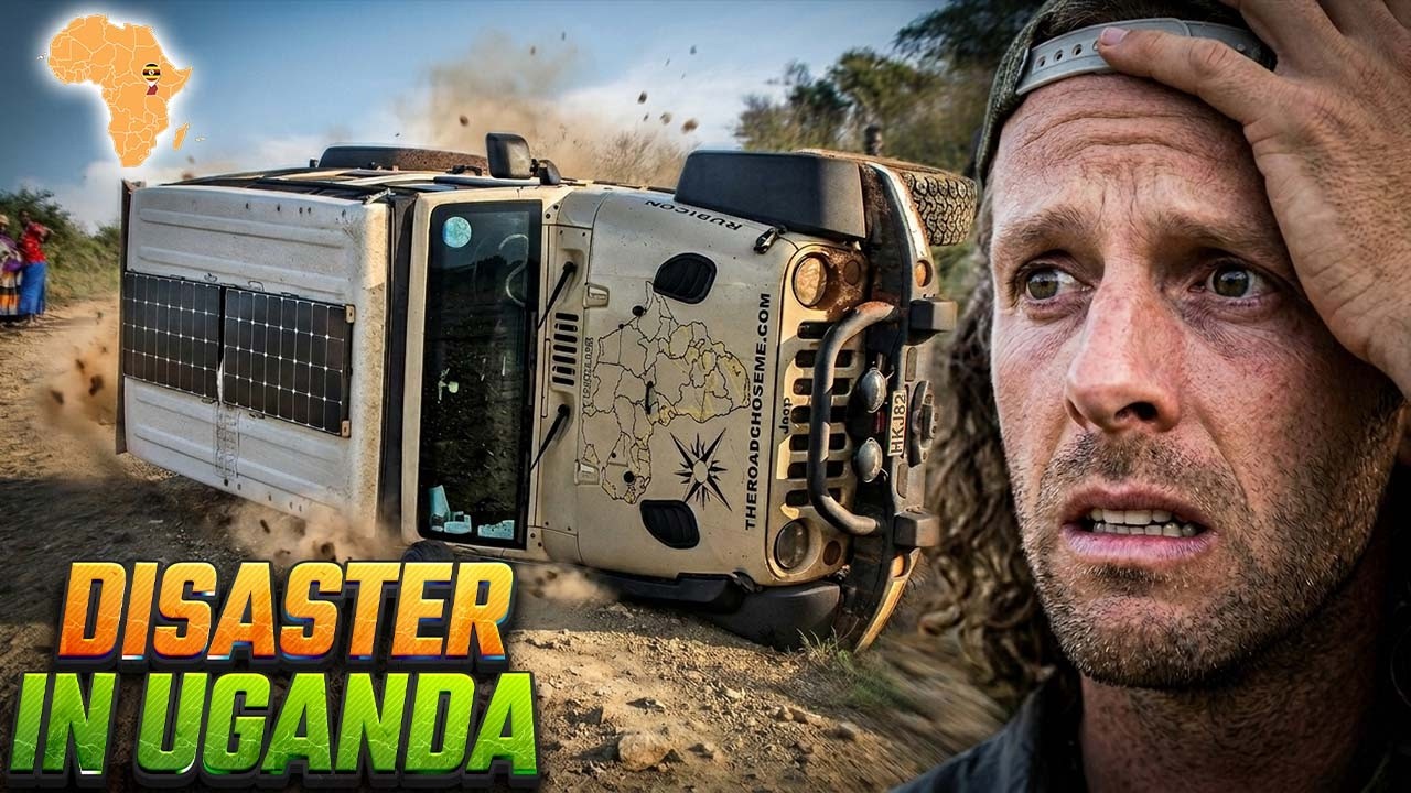 Jeep Disaster in remote Uganda (Epic three year Africa circumnavigation! 45/53)