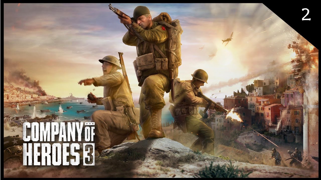 Company of Heroes 3 Italy Campaign Part 2 - Full Walkthrough 15 Part Series [4k No Commentary]