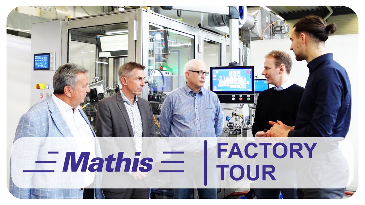 Battery Coating Lines made in Europe @ Mathis - Company Tour