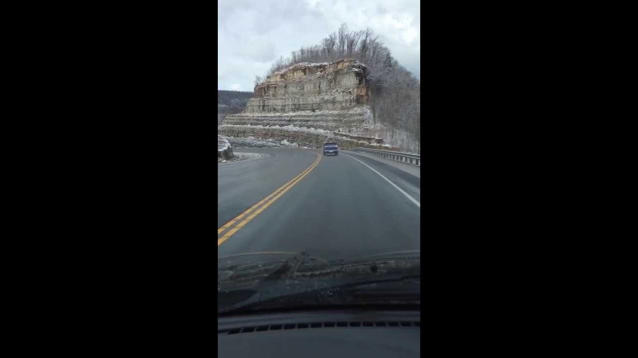 Driving down Big Hill to Berea
