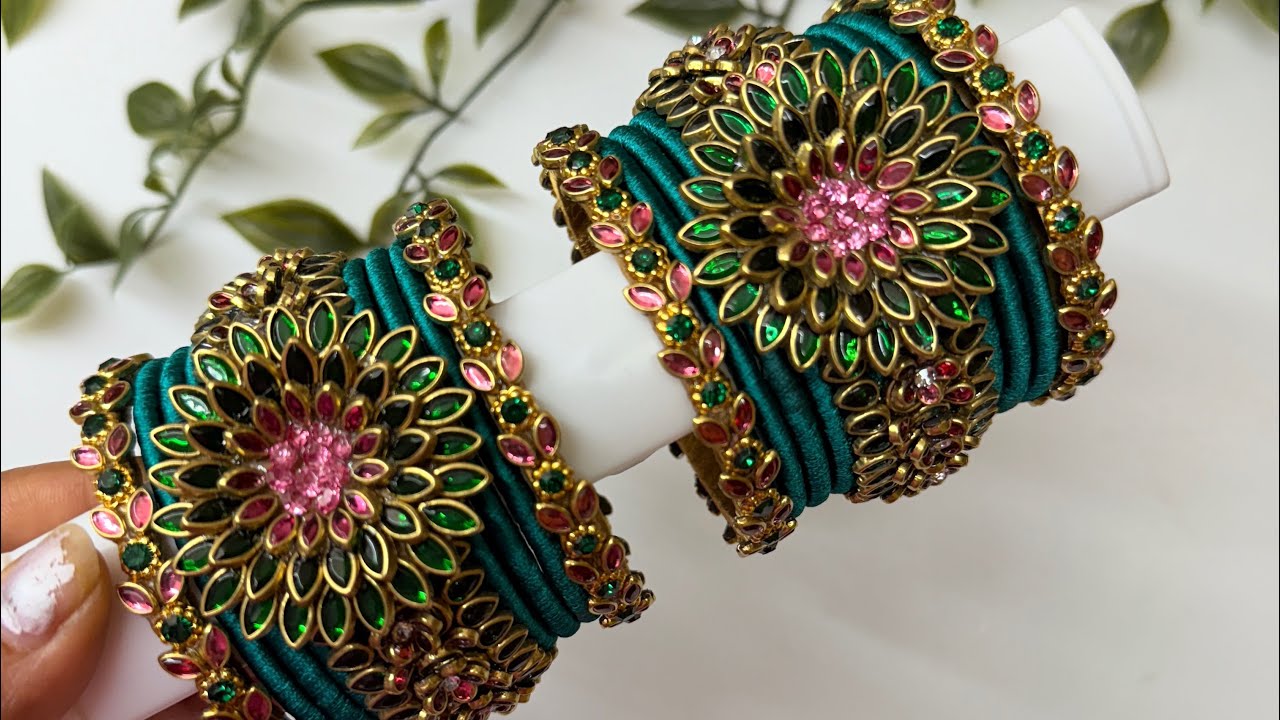 My order | Silk thread bangles making | Bangles | #live #loveuhandmades #diy #trending #handmade