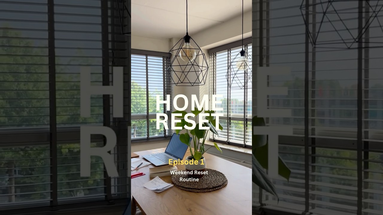 Home Reset Series - My weekend cleaning routine documented. 