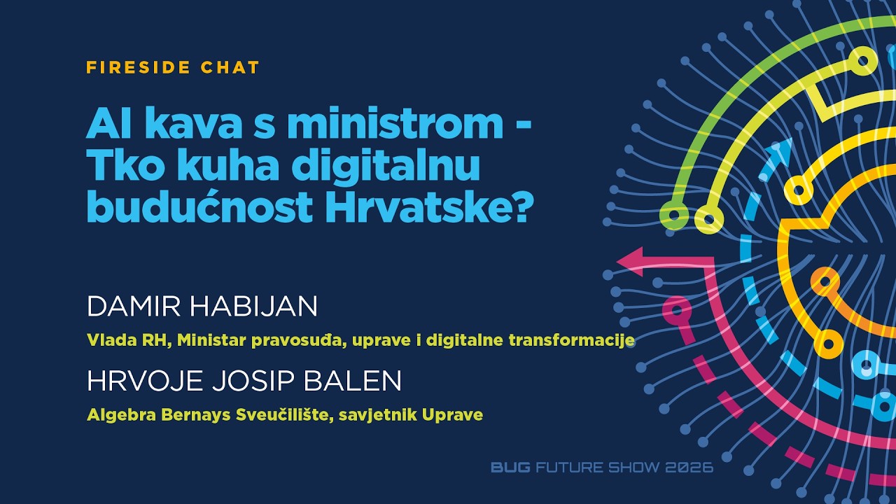 BFS 2026 - Fireside Chat: AI kava s ministrom - Tko kuha digitalnu budućnost Hrvatske?