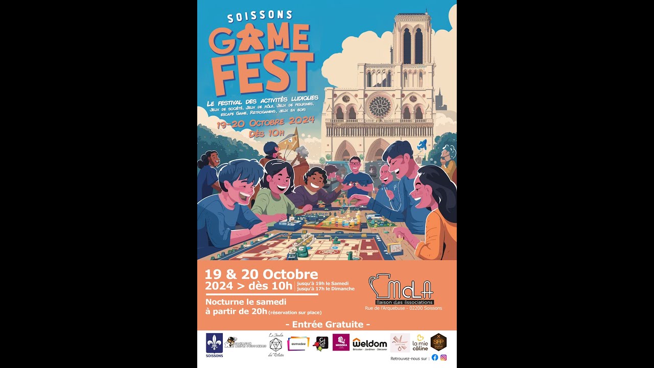 Aftermovie du Soissons Game Fest 2024