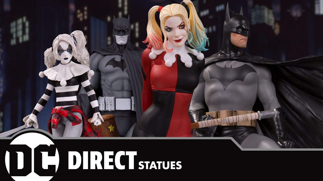 Harley Quinn and Batman Statues by DC Direct | Showcase