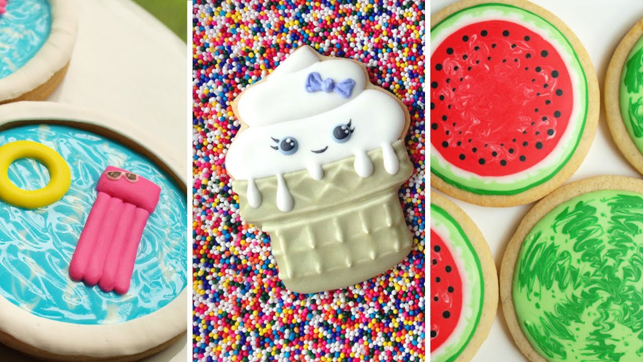 10 Decorated Cookies For Summer!