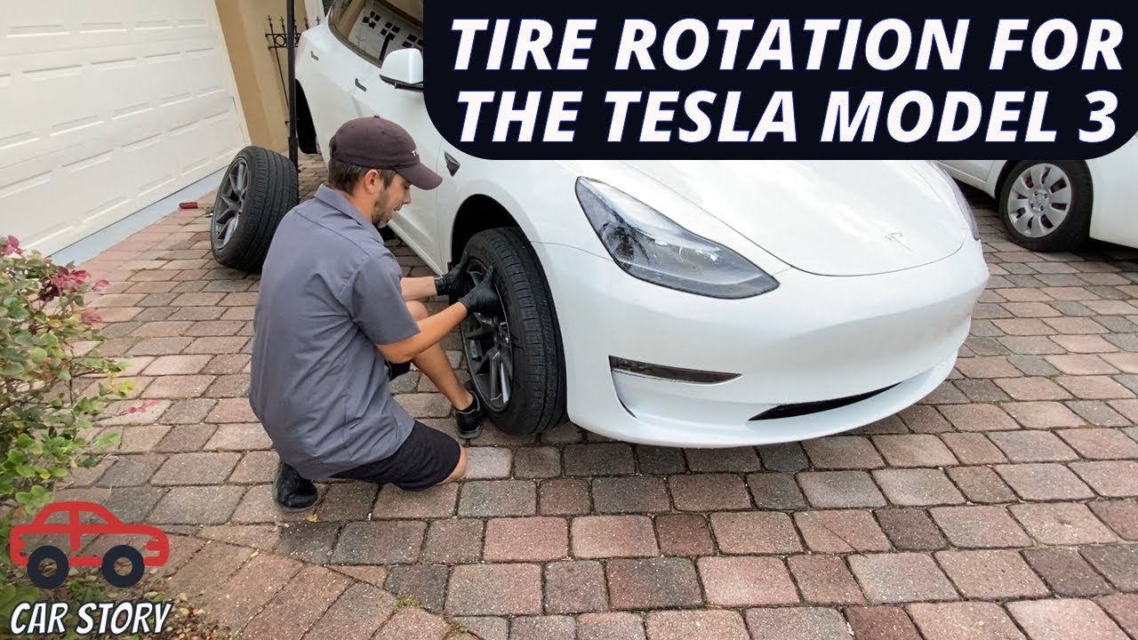 Tesla Mobile Service — замена шин для Tesla Model 3 2022 года