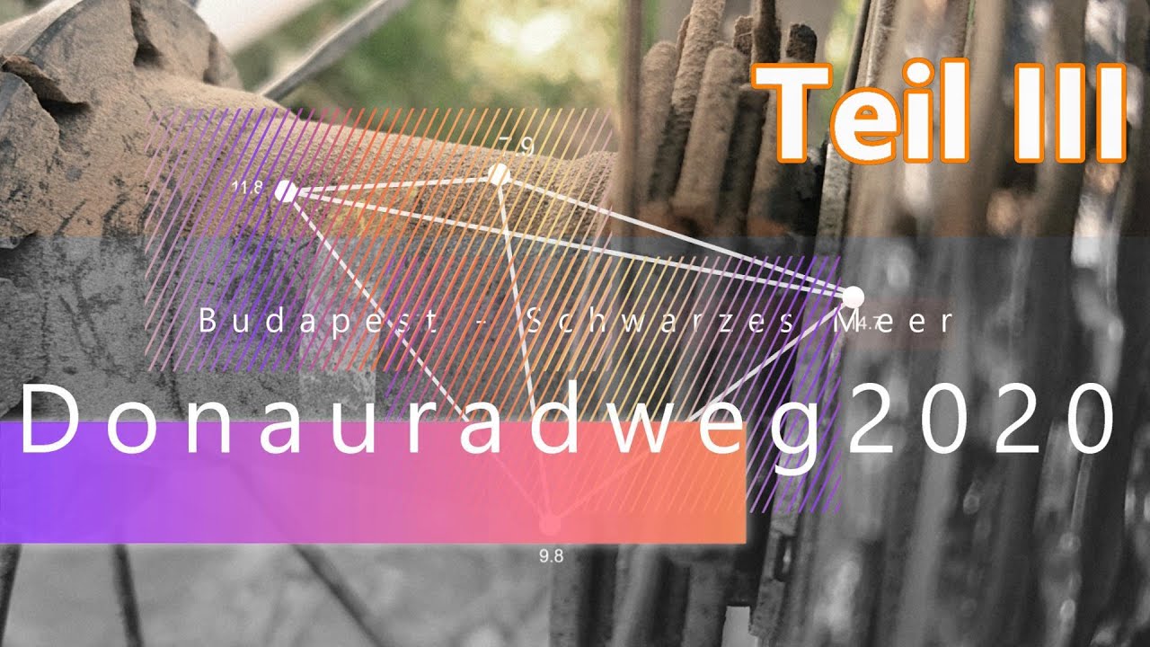 Donauradweg 2020 Teil III / Budapest - Schwarzes Meer / Black Sea / EuroVelo 6 / Danube Cycle Route