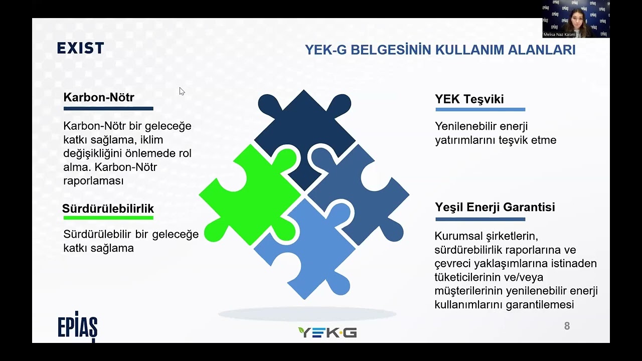 Şarj Ağı İşletmecileri için YEK G Eğitimi