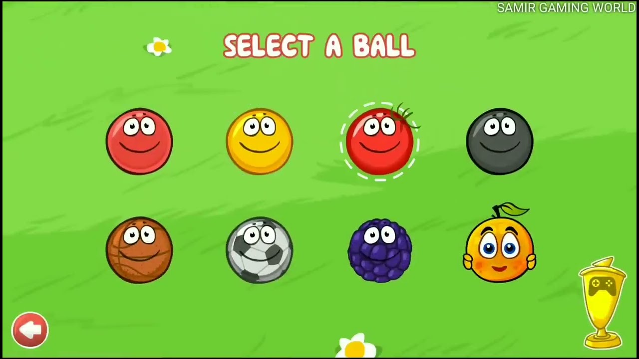 Red Ball 4 level-44 with all balls