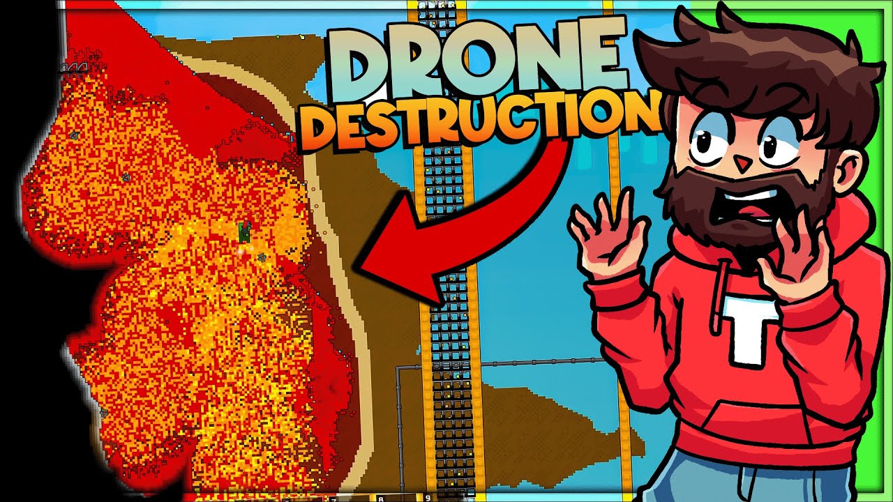 I Used DRONE STRIKES to DESTROY the PLANET for my Sand Factory in Sandustry!