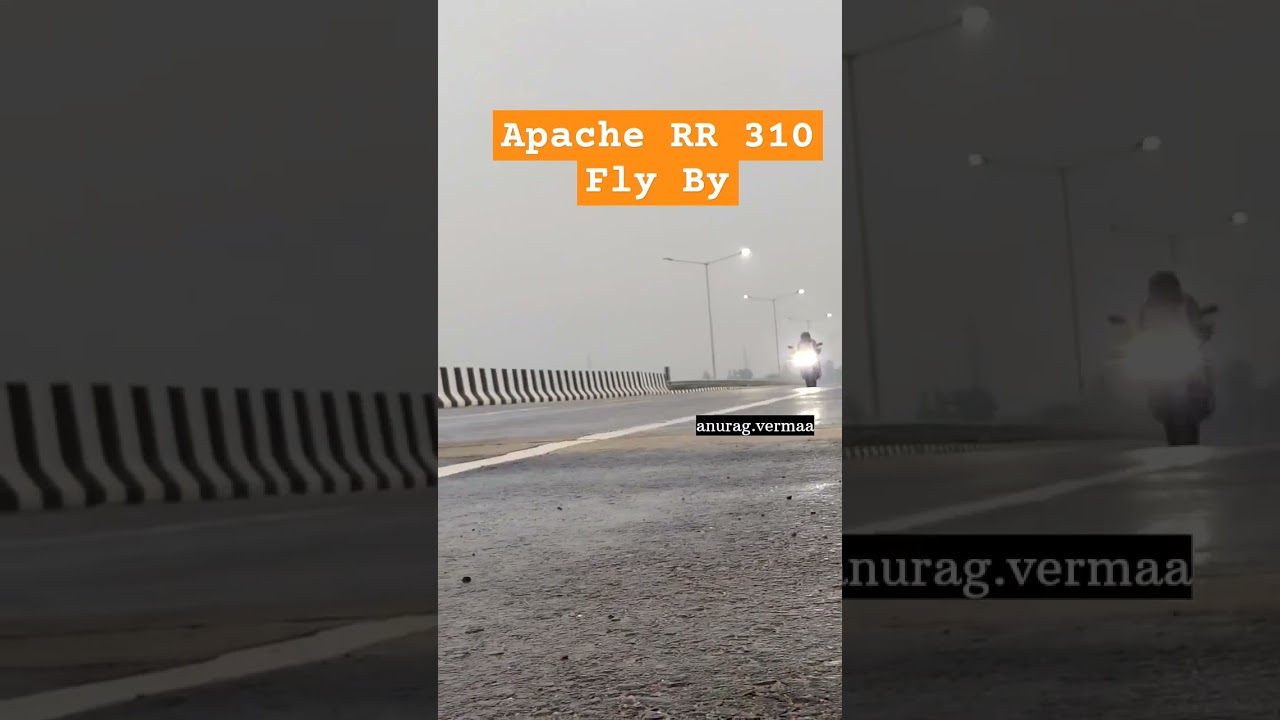 Apache RR 310 topspeed Fly By 🏍️💨 