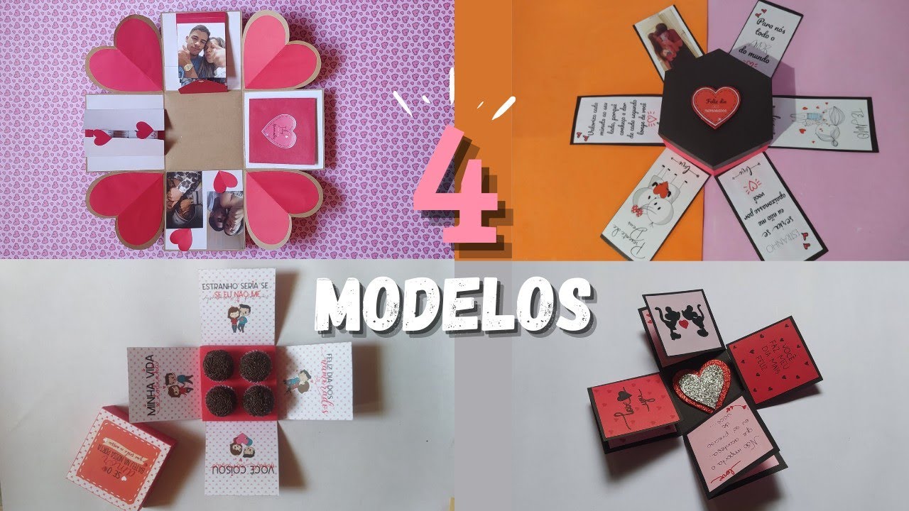 4 modelos diferentes de caixa explosiva | FA&Ccedil;A VOC&Ecirc; MESMO
