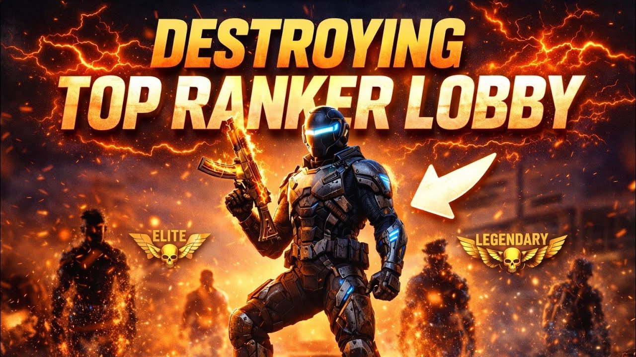 Destroying top Ranker's Lobby | Full Gameplay| Codm BR...