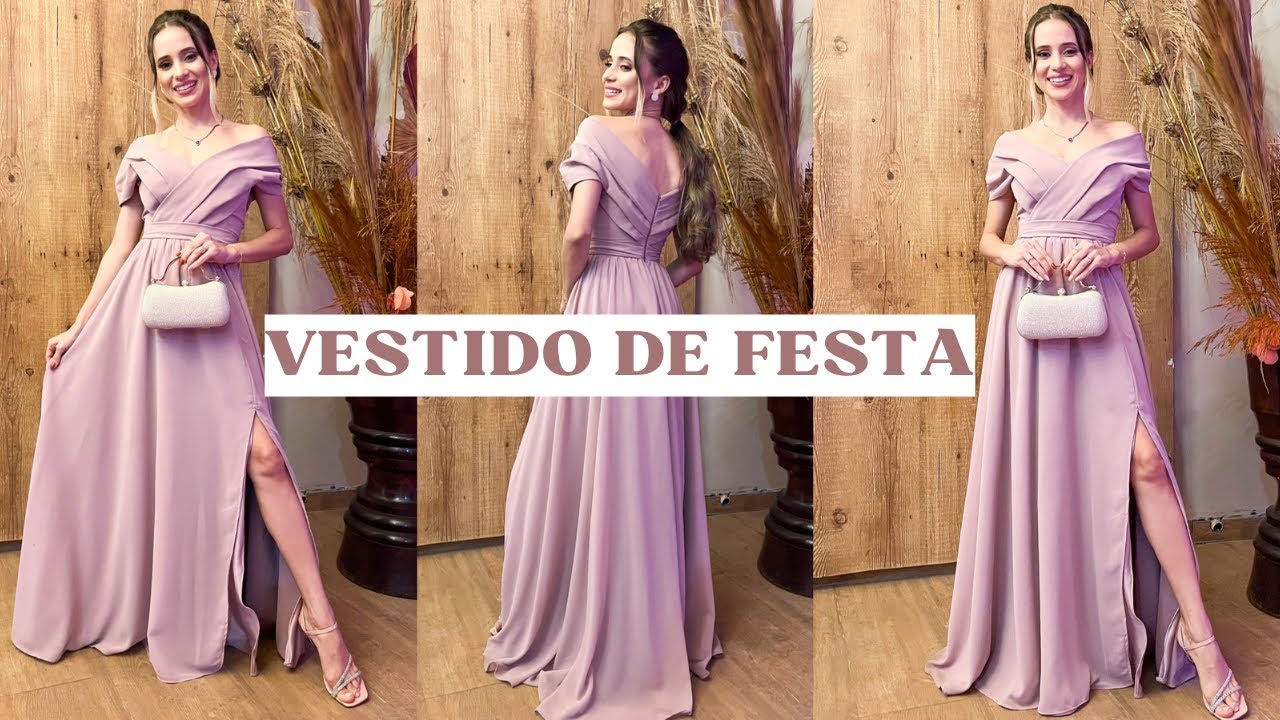 COMO FAZER VESTIDO FESTA MADRINHA FÁCIL | Não precisa de moldes