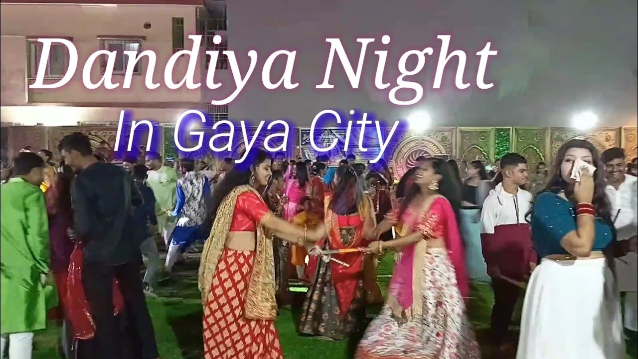 Dandiya Night 🌉 ! In Gaya City ! डांडिया नाइट!! #gayacity #dandiya #vlogs @vlogsofgaurishankar2795