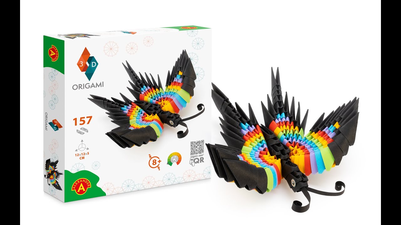 ORIGAMI 3D - MOTYL (BUTTERFLY)