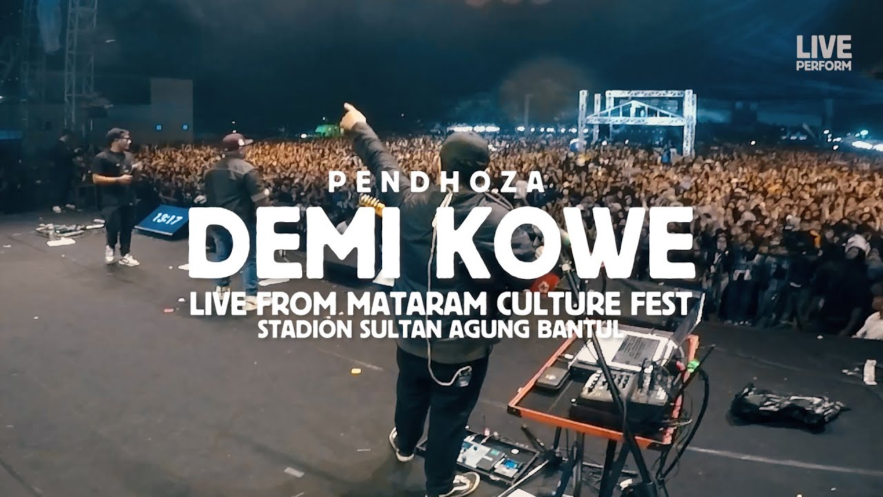 DEMI KOWE - Pendhoza (Official Live Perform) Mataram Culture Fest Bantul