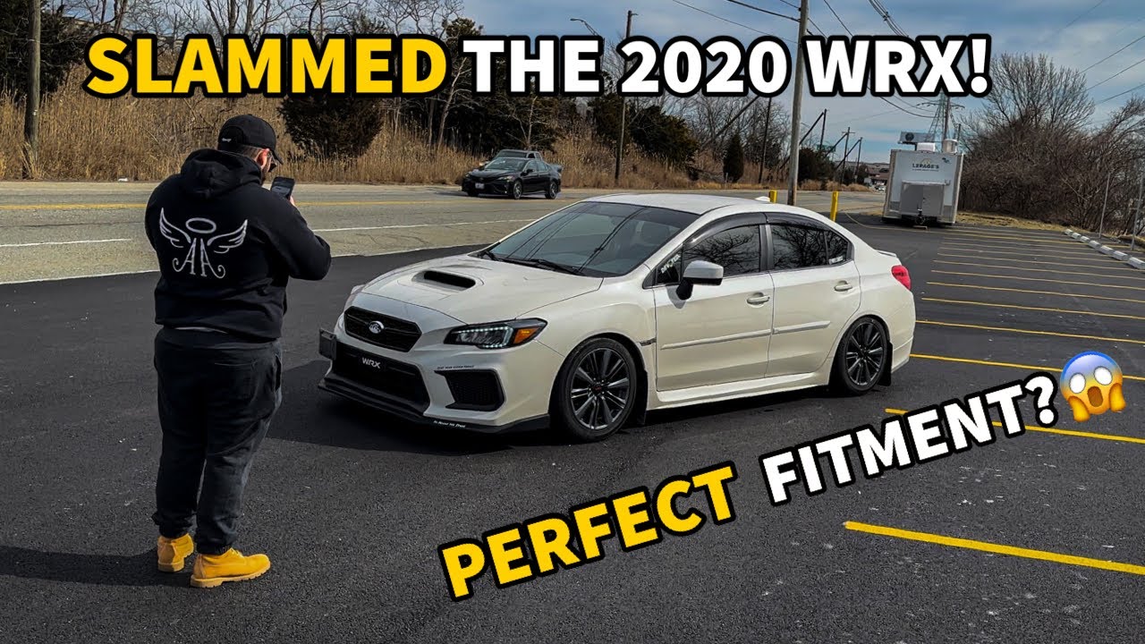 SLAMMED THE 2020 SUBARU WRX ON COILOVERS!