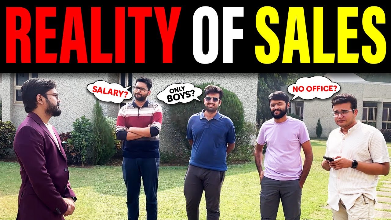 Asking the REALITY of a SALES Job from IRMA MBA Students