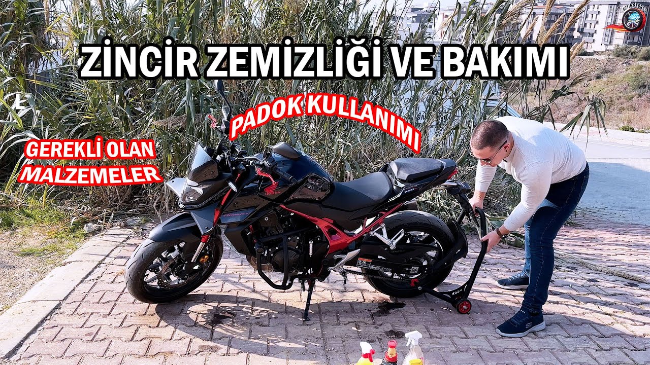 MOTOSİKLET ZİNCİRİ NASIL TEMİZLENİR VE YAĞLANIR ? | PADOK STANDI KULLANIMI | YAPILMAMASI GEREKENLER