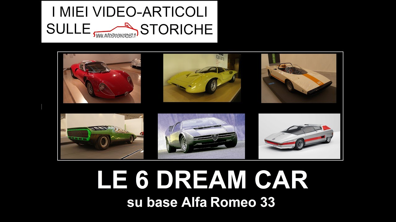 Concept Alfa Romeo 33 Stradale Carabo Prototipo Iguana Cuneo Navajo Bertone Italdesign Pininfarina