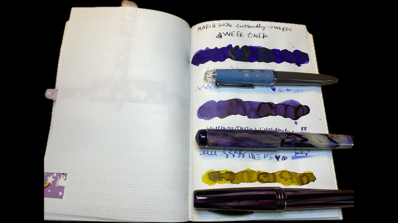 I Left It Up to Chance--Pens & Ink for March!