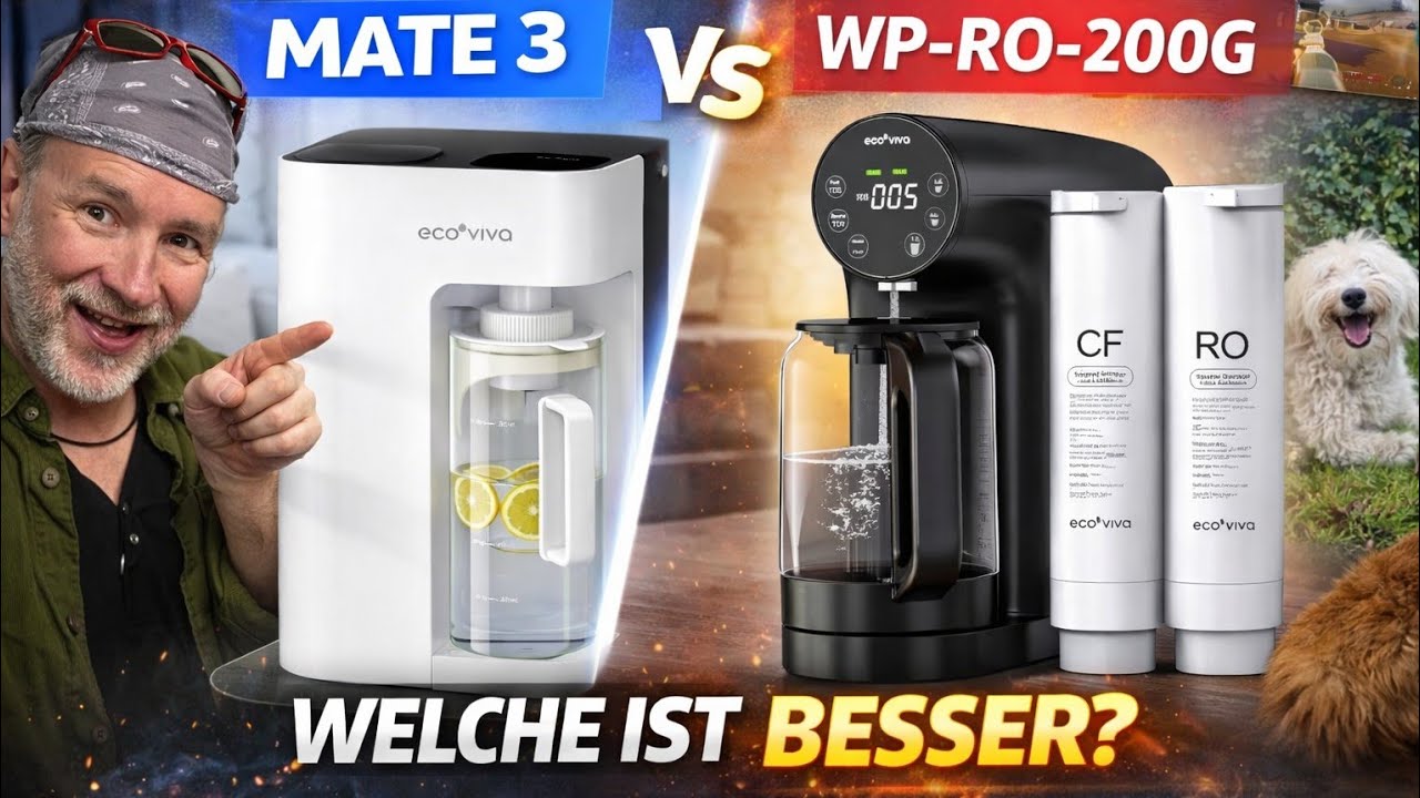 MATE 3 vs. WP-RO-200G – welche Osmoseanlage von EcoViva ist wirklich besser & lohnt sich mehr? Fazit