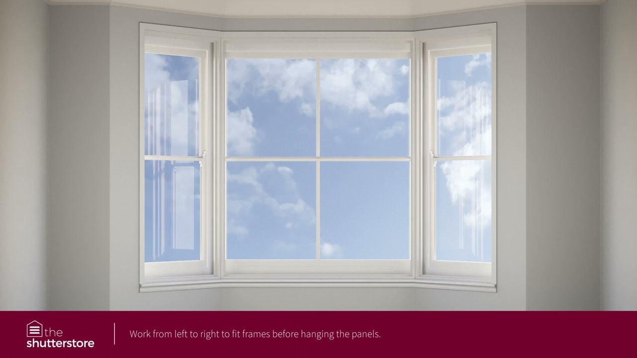 How to Install Your Shutters on a Bay Window - The Shutter Store