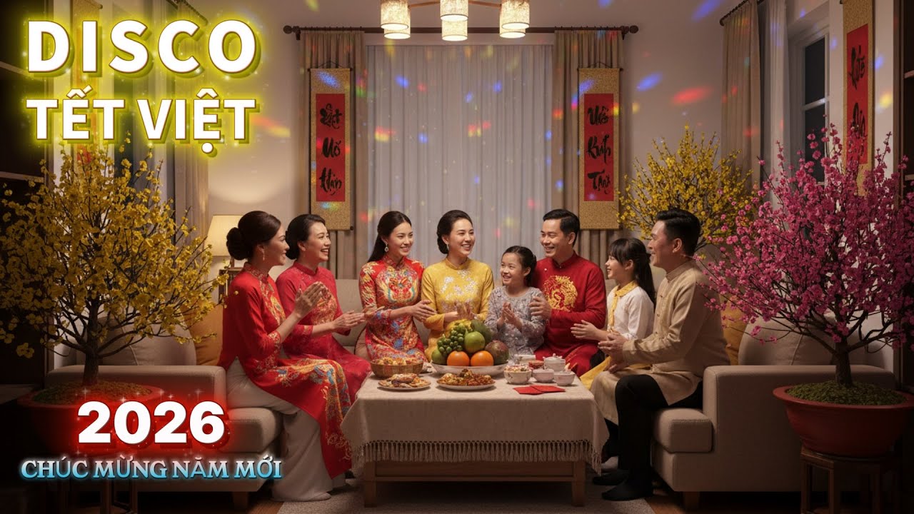 NHẠC TẾT DISCO 2026 🔥 Tết Sum Họp Gia Đình | Xuân Về Cả Nhà Cùng Quẩy