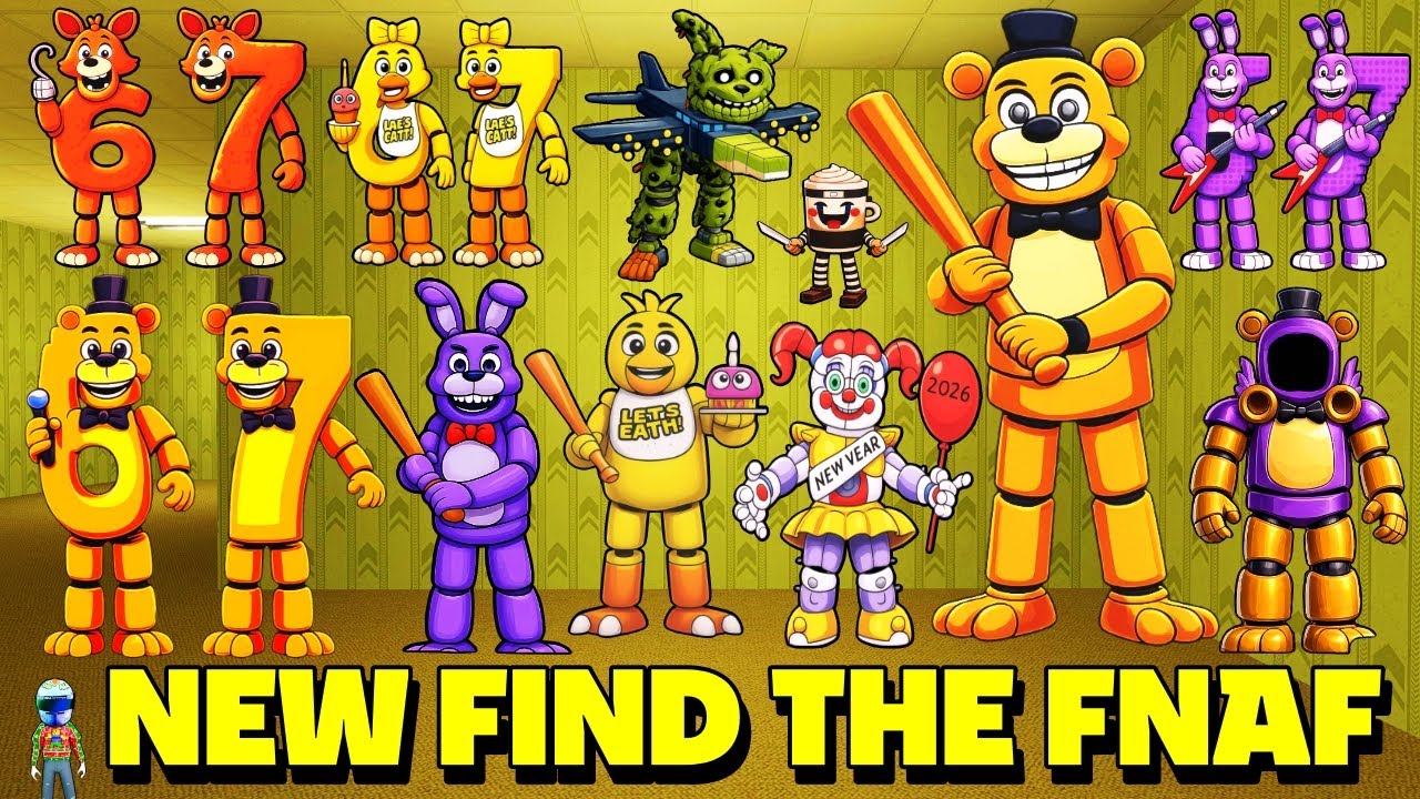 [ 67 ] How to get New 11 Characters in Find the FNAF - Roblox