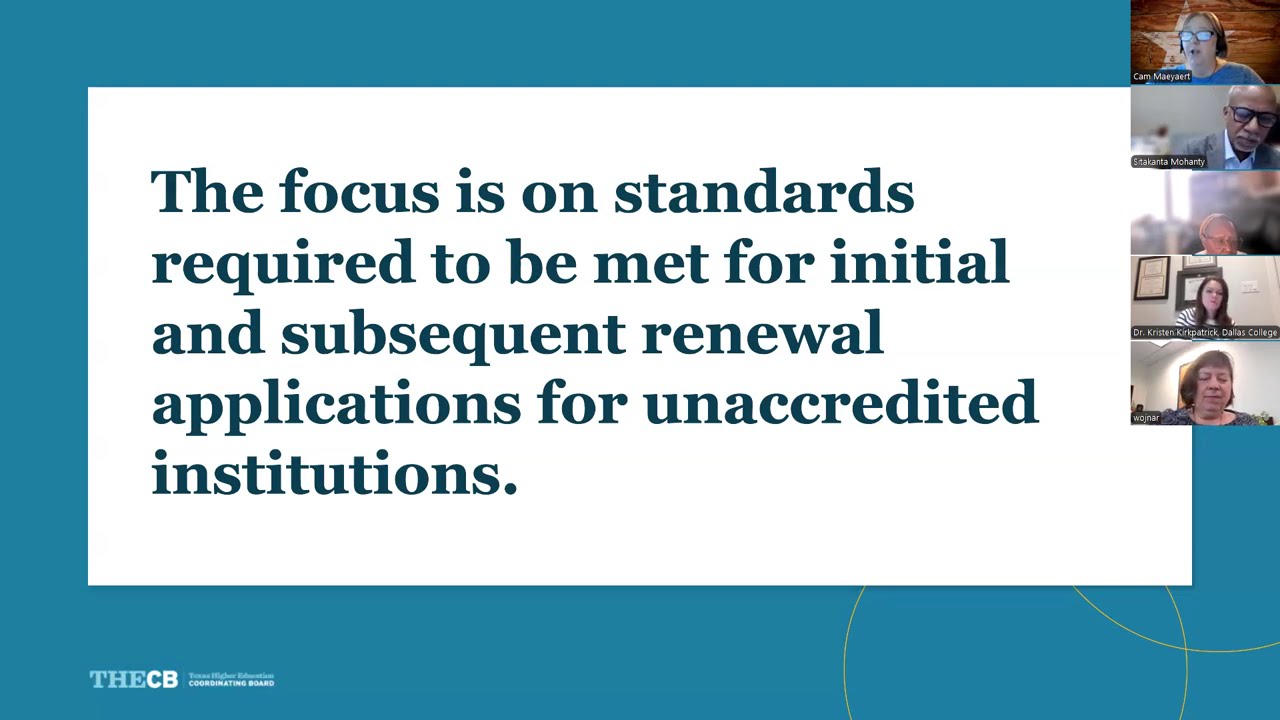 Texas Higher Education Coordinating Board - Certification Advisory Council January 29, 2026