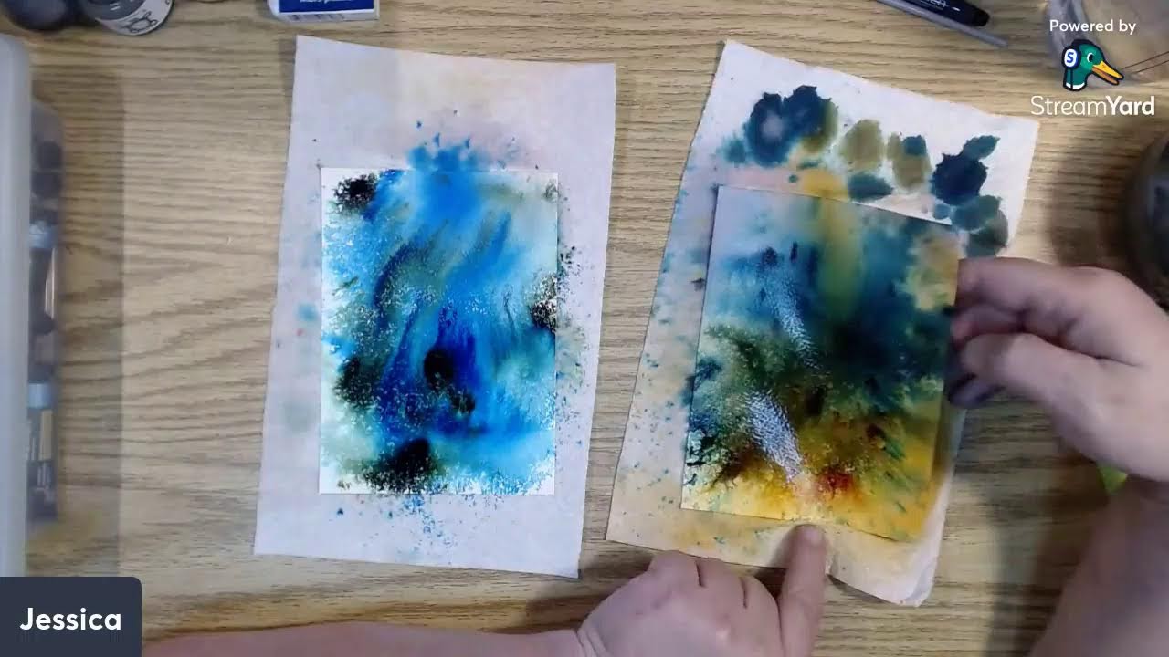 All that glitters! Hangout with me while I organize and swatch some of my sparkly art supplies!