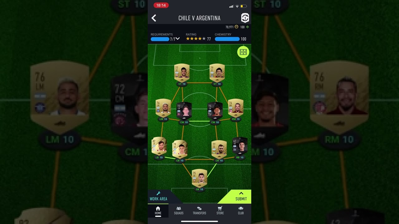 FIFA 22 SBC - MARQUEE MATCHUPS - CHILE VS ARGENTINA - NO LOYALTY [CHEAP]