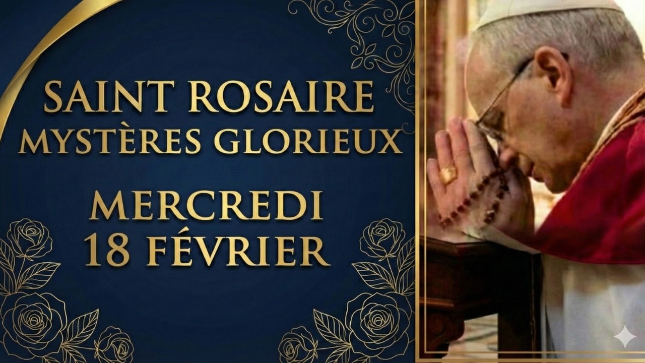 CENDRES ET GLOIRE ✝️ : Rosaire du 18 Février (Mystères Glorieux)