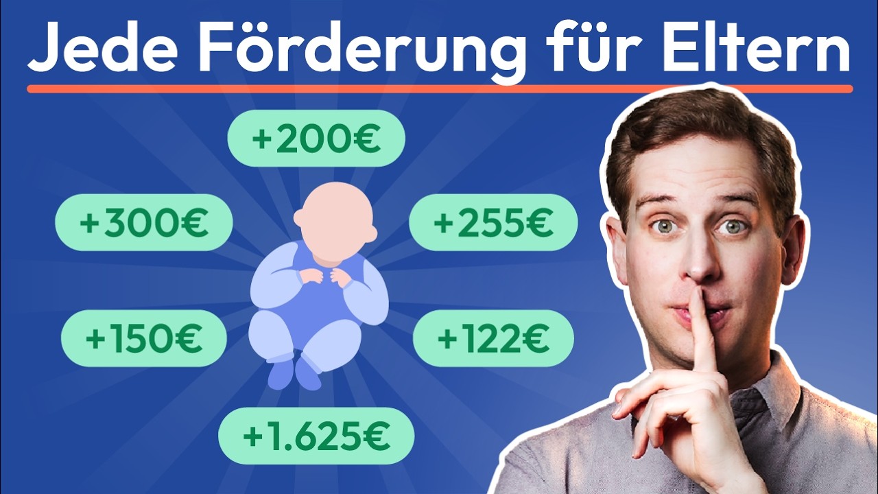 Elterngeld, Kindergeld & Co: Mehr als 1.000€ im Monat mit diesen Förderungen? | Großer Überblick