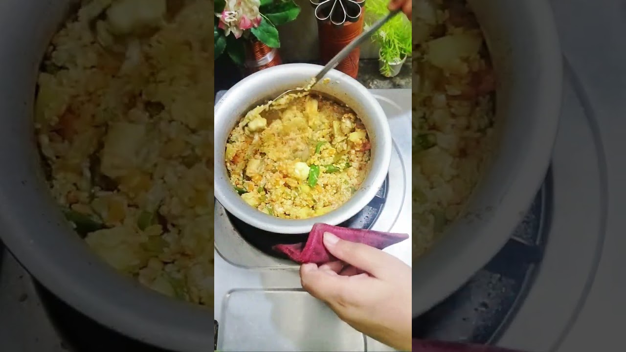 মজাদার খিচুড়ি রান্না করলাম। 