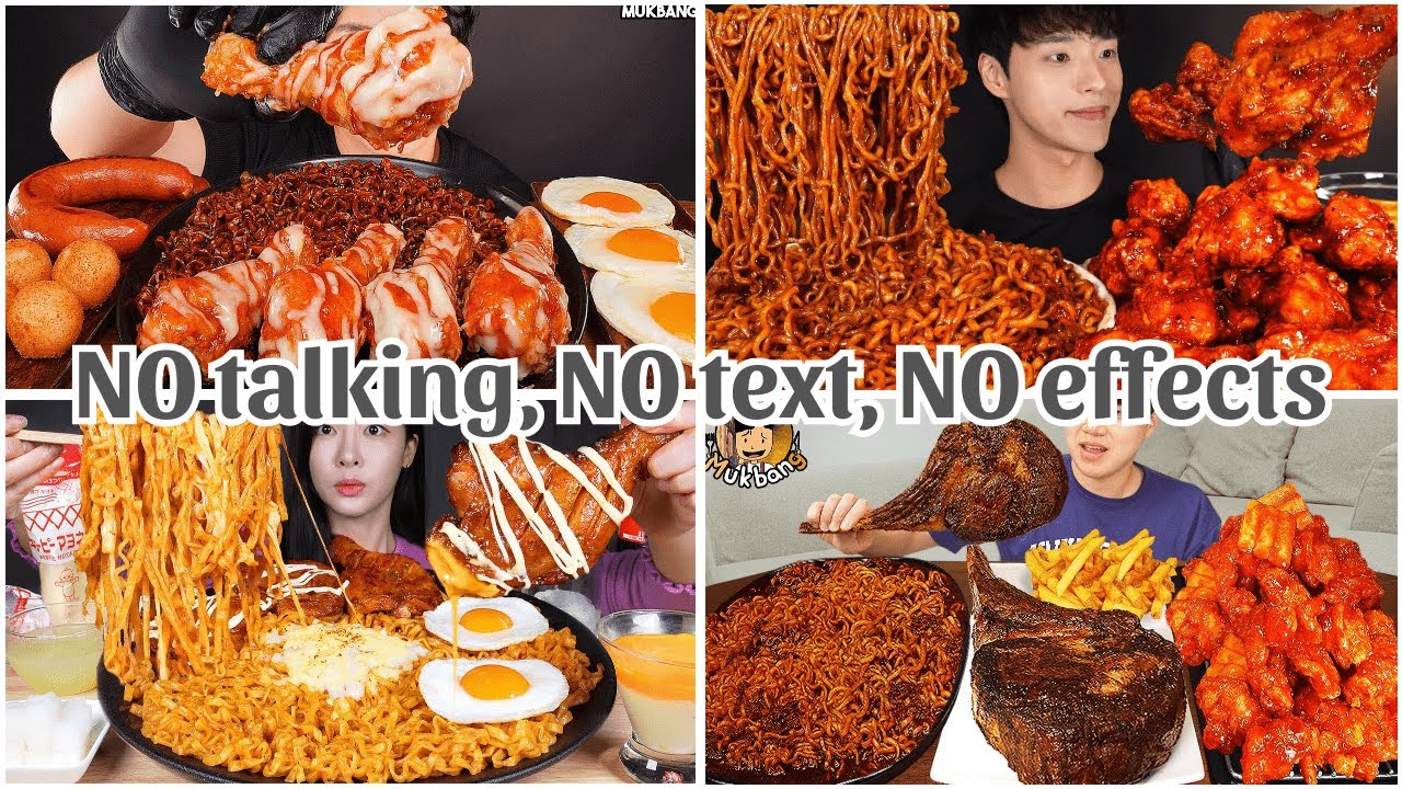 noodle chicken fried mukbang compilation | mukbang compilation | asmr eating sounds